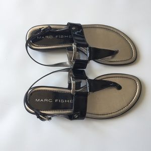 Marc Fisher T-Strap Thong Sandals